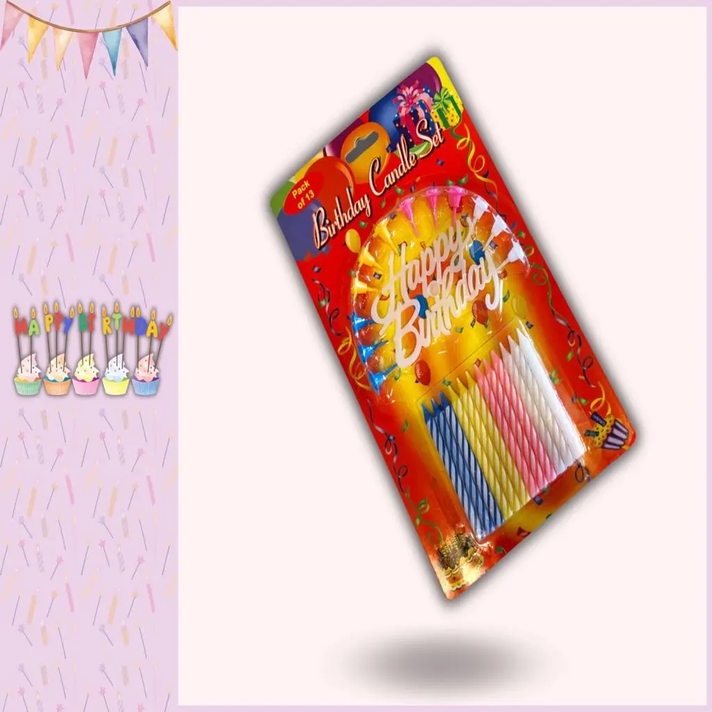 Mix Candles Happy Birthday - Multiple Decorations for Every Occasion